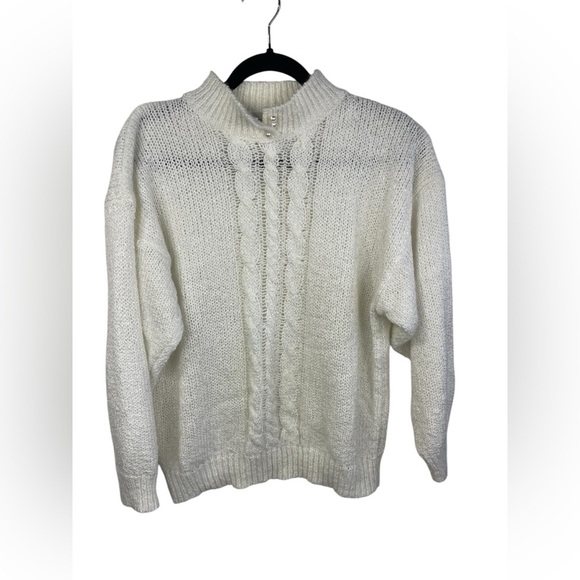 Sterling Harris Vintage White Pearl Pullover Knit Sweater Small Women’s EUC - Picture 2 of 11